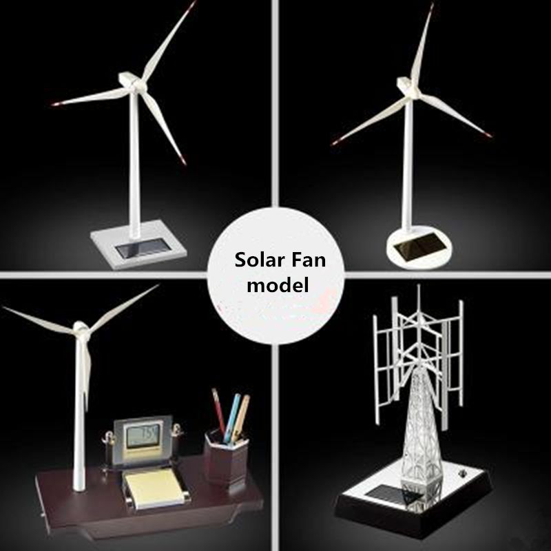 태양풍 발전기 풍차 모델 데스크 크리 에이 티브 선물 금속 장식 선물 기념 공예